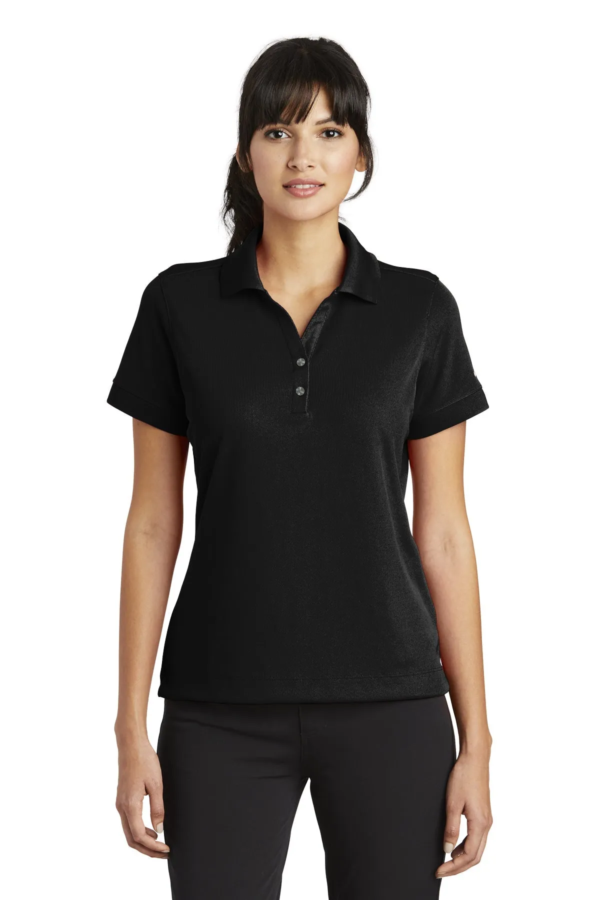 Nike Ladies Dri-FIT Classic Custom Polos, Black