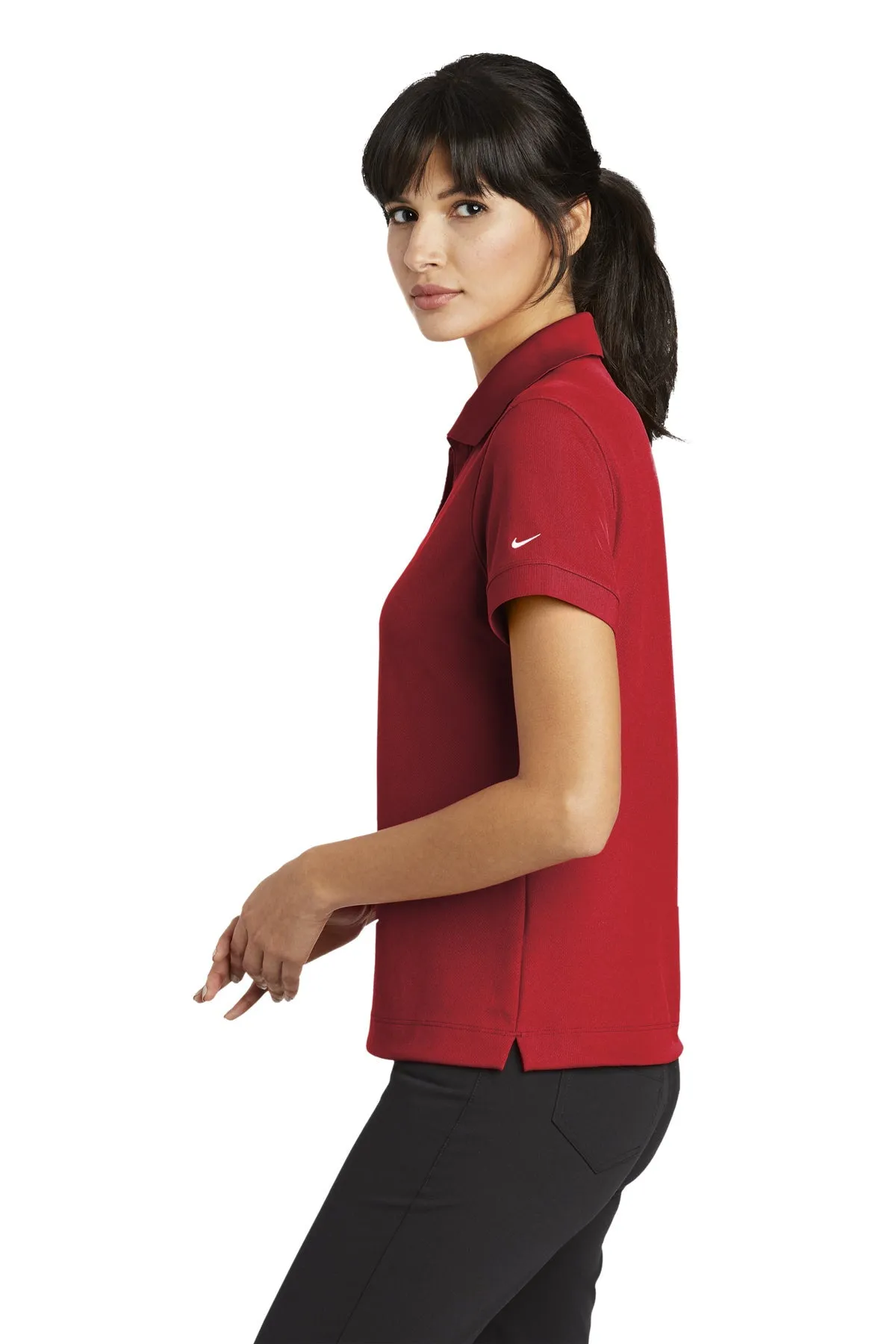 Nike Ladies Dri-FIT Classic Custom Polos, Varsity Red