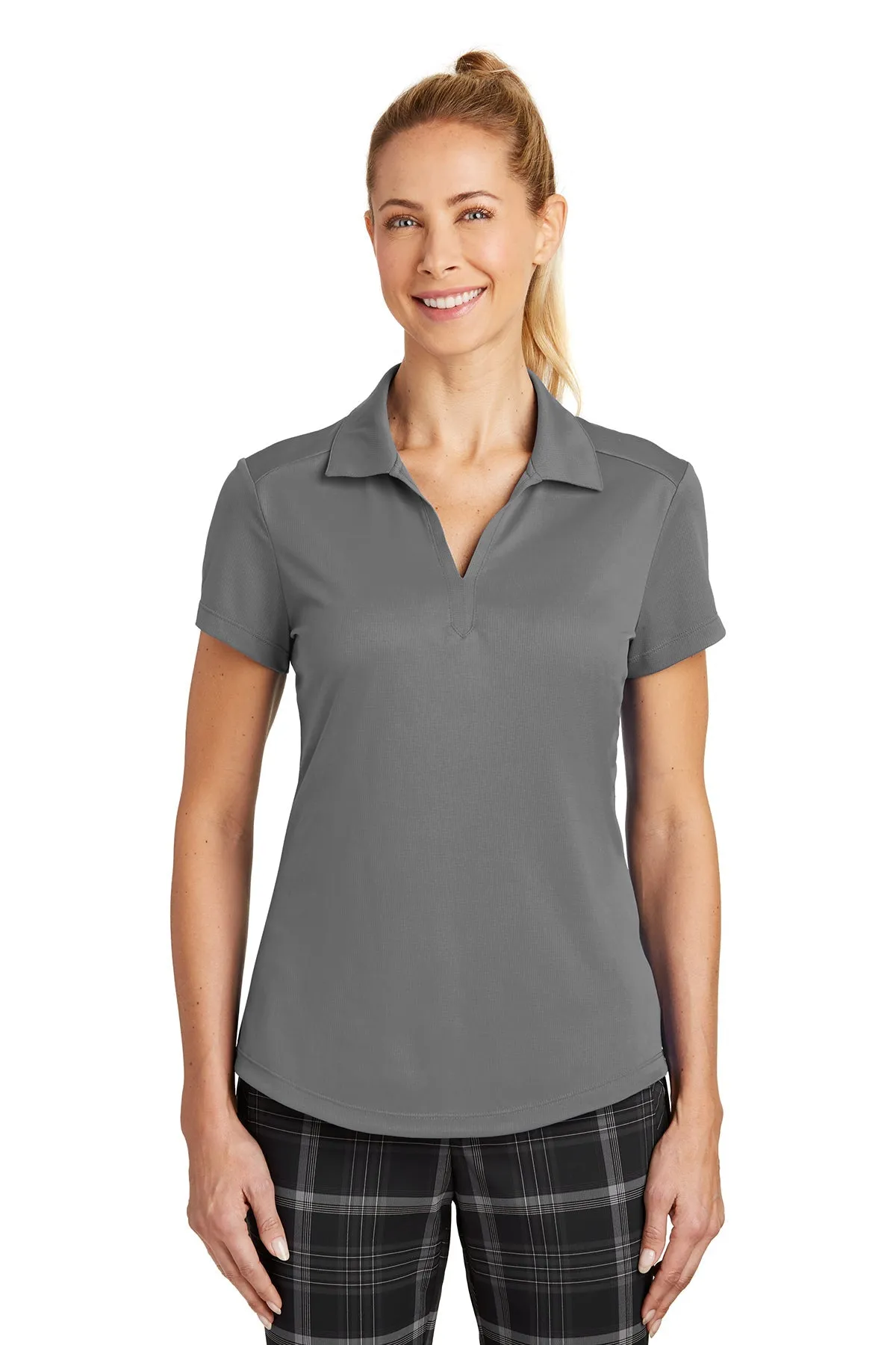 Nike Ladies Dri-FIT Legacy Customized Polos, Dark Grey