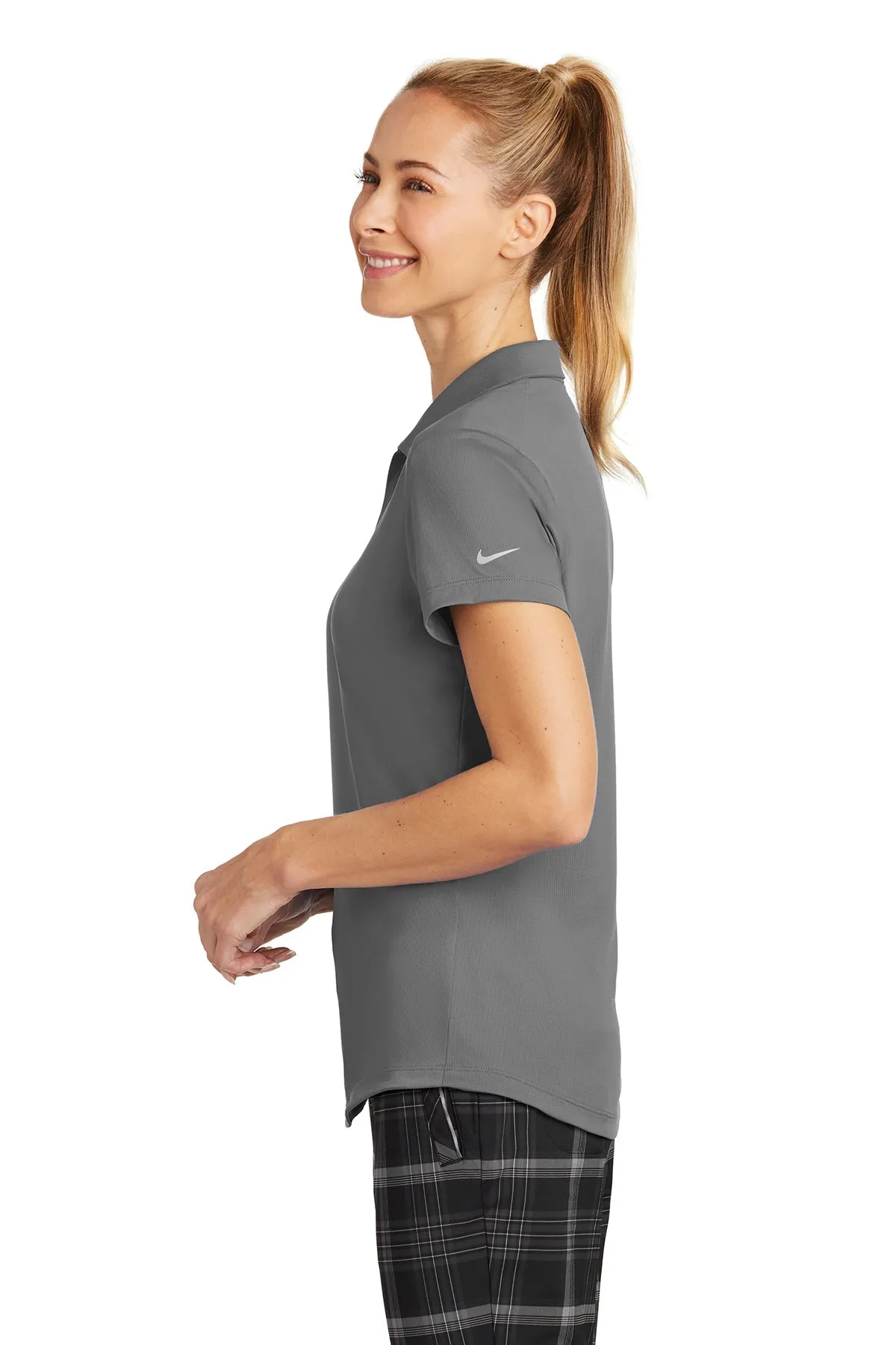 Nike Ladies Dri-FIT Legacy Customized Polos, Dark Grey
