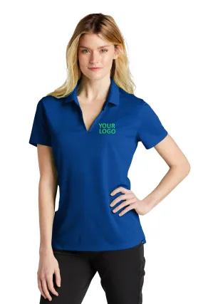 Nike Ladies Dri-FIT Micro Pique Customized Polos, Gym Blue