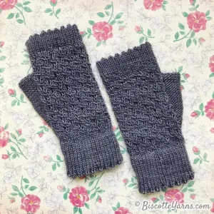 Old Friends | Fingerless mitts knitting pattern