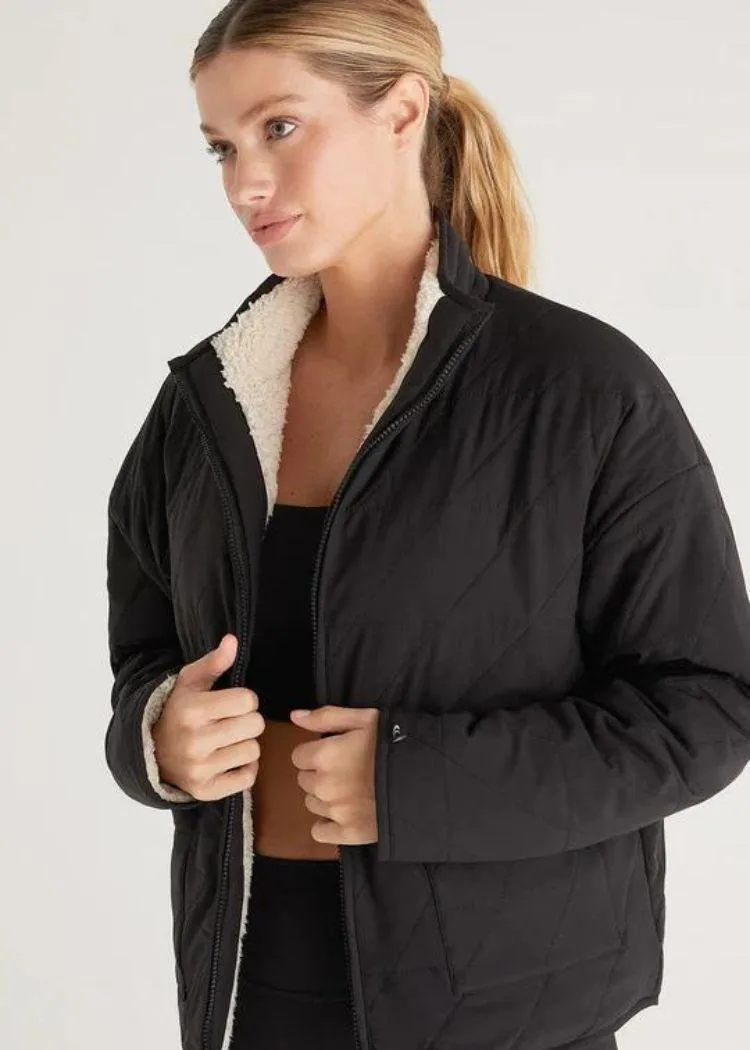 On-The-Go Reversible Puffer Jacket-***FINAL SALE***