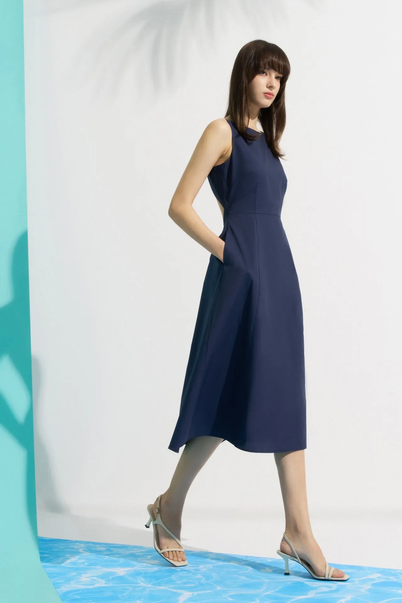 Open Back Maxi Dress