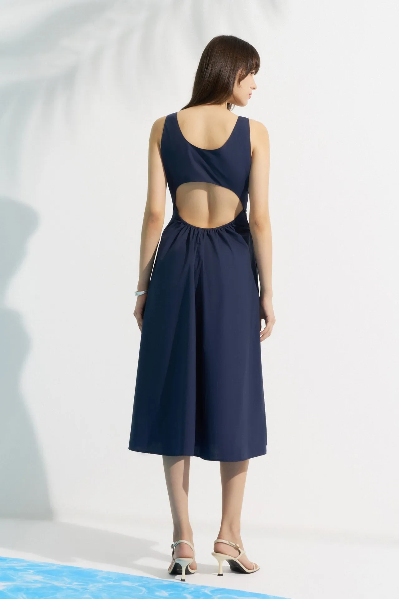 Open Back Maxi Dress