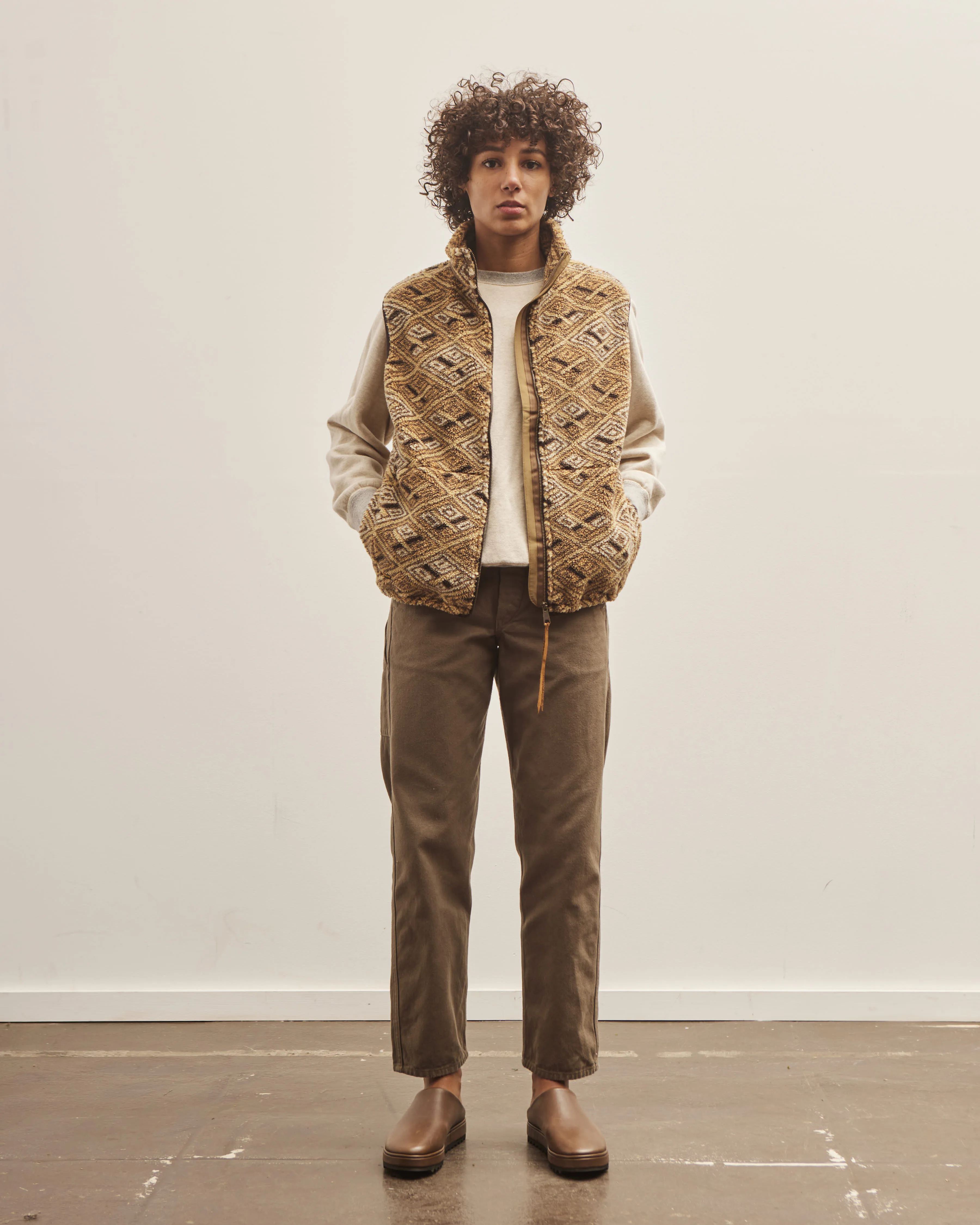 OrSlow French Work Pant, Rose Gray