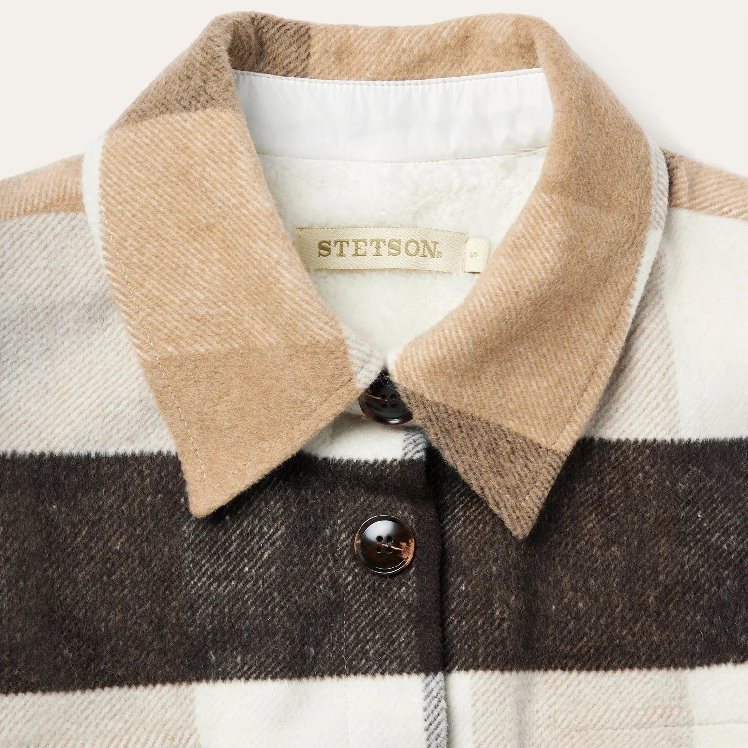 Oversize Plaid Shirt Jacket