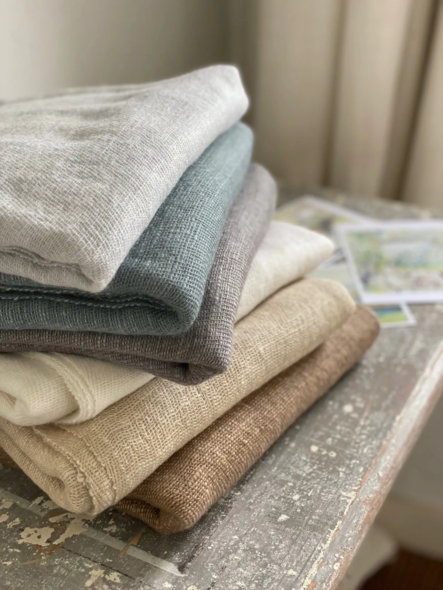 Pale Cream Cashmere Shawl