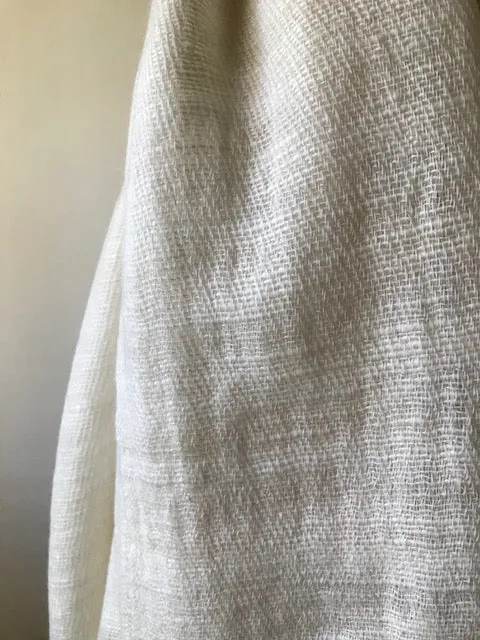 Pale Cream Cashmere Shawl
