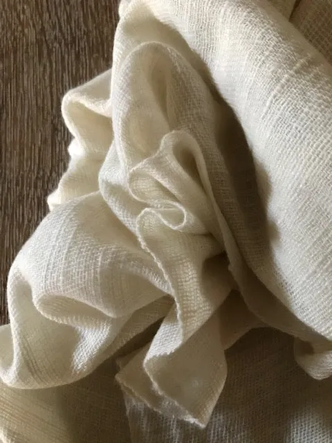 Pale Cream Cashmere Shawl