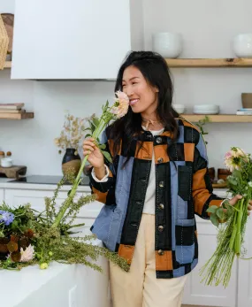 Plaid Quilted Chore Jacket
