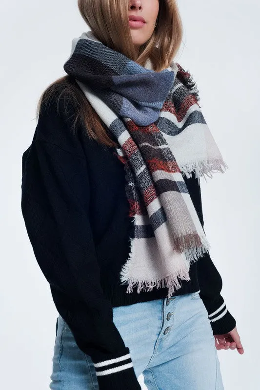 Plaid Scarf Made in Italy