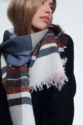 Plaid Scarf Made in Italy