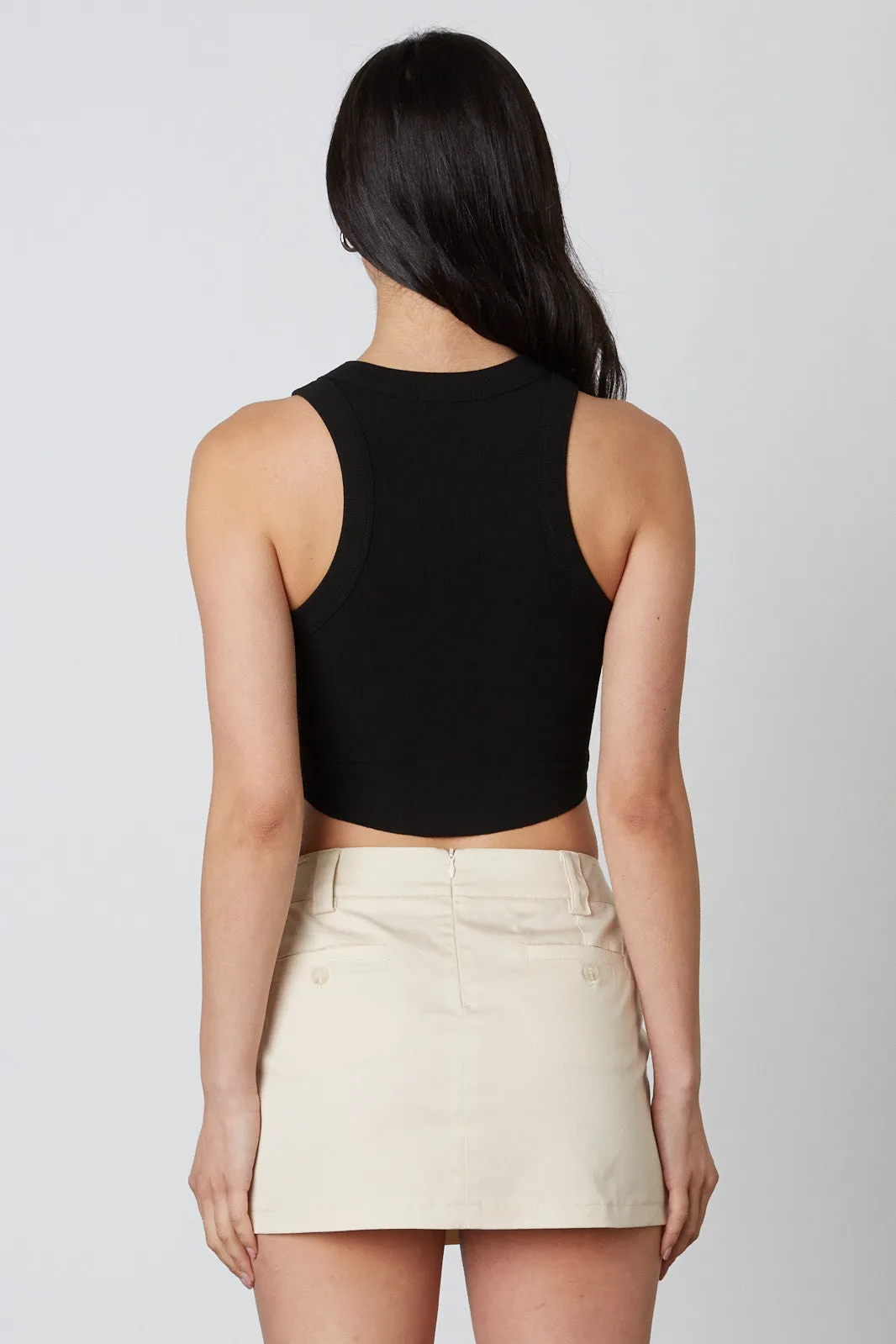 Pleated Mini Skirt
