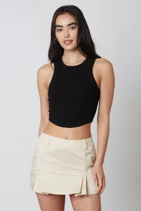 Pleated Mini Skirt