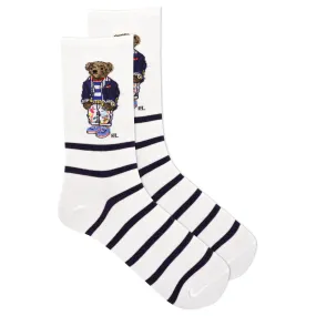 Polo Ralph Lauren Women's Color Shop Bear Knit Crew Socks