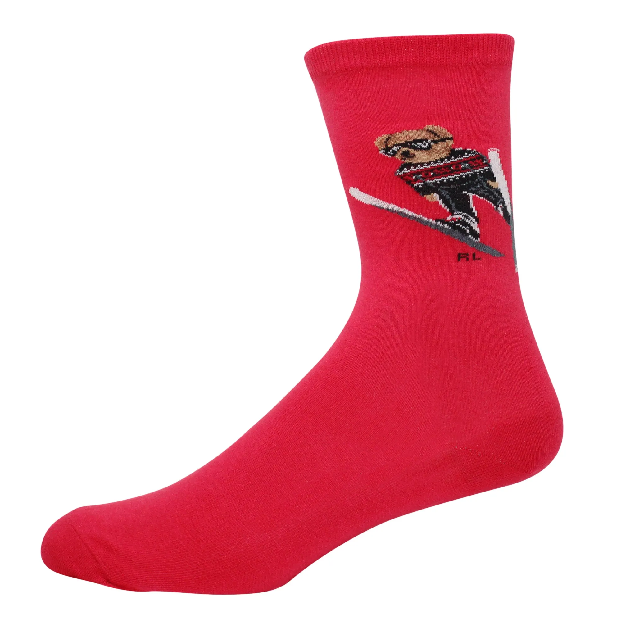 Polo Ralph Lauren Women's Ski Bear Trouser Socks