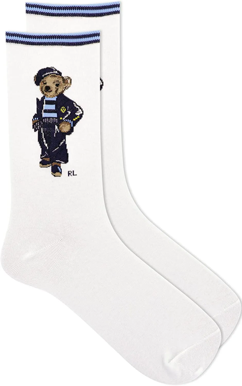 Polo Ralph Lauren Women's Urban Zen Bear Knit Crew Socks