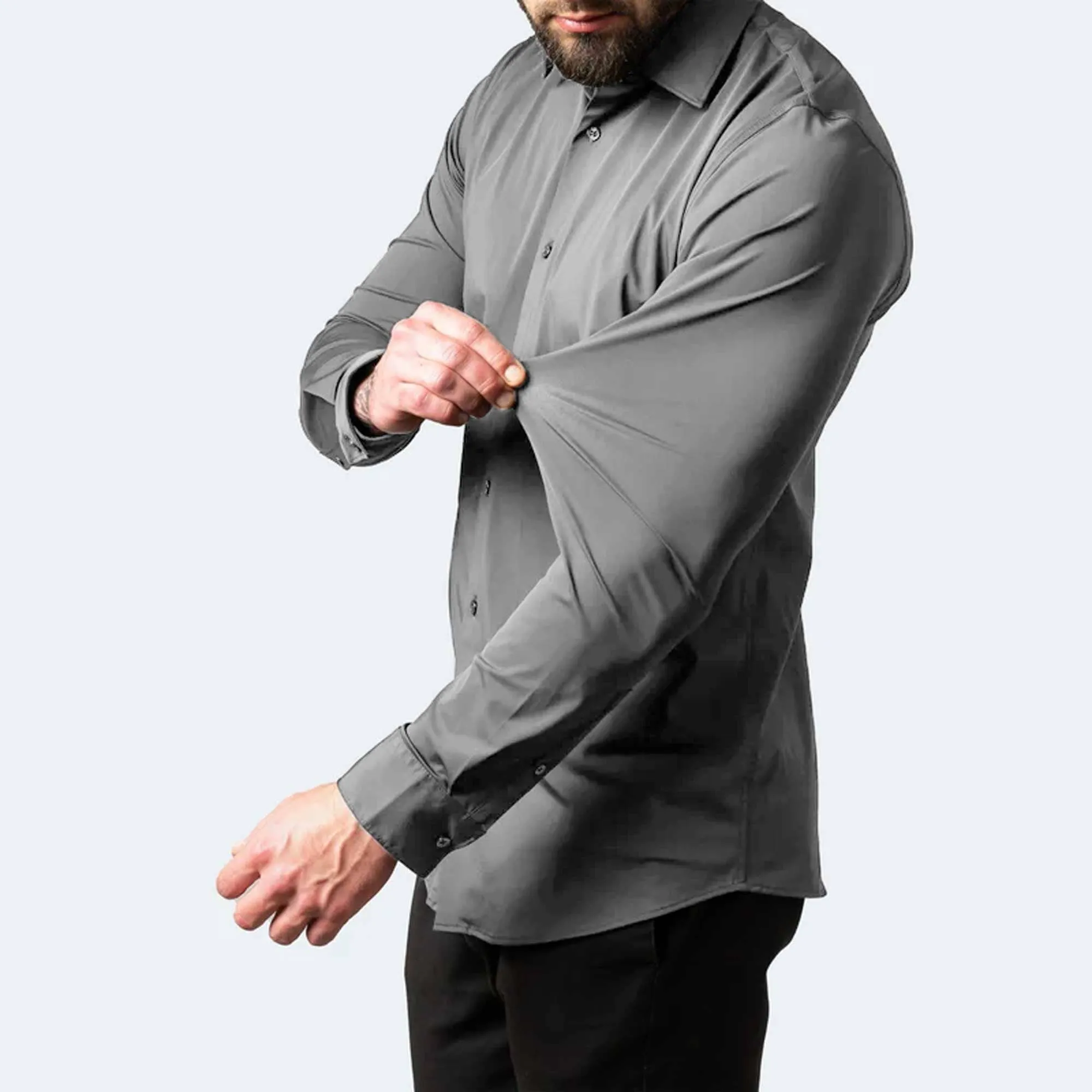 Polo Republica Slim Fit AirFlex: The Go-Anywhere Full Sleeves Shirt