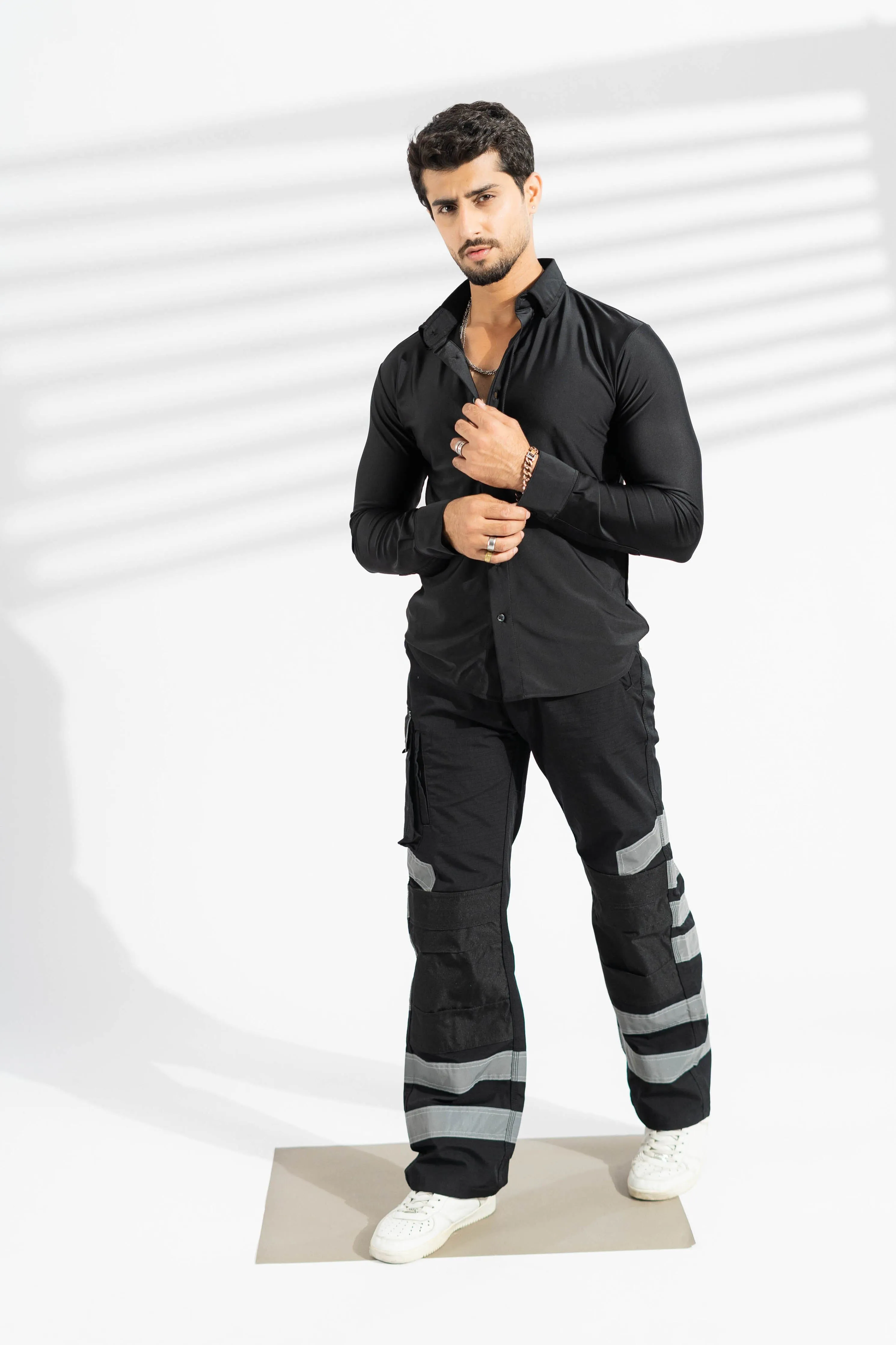 Polo Republica Slim Fit AirFlex: The Go-Anywhere Full Sleeves Shirt