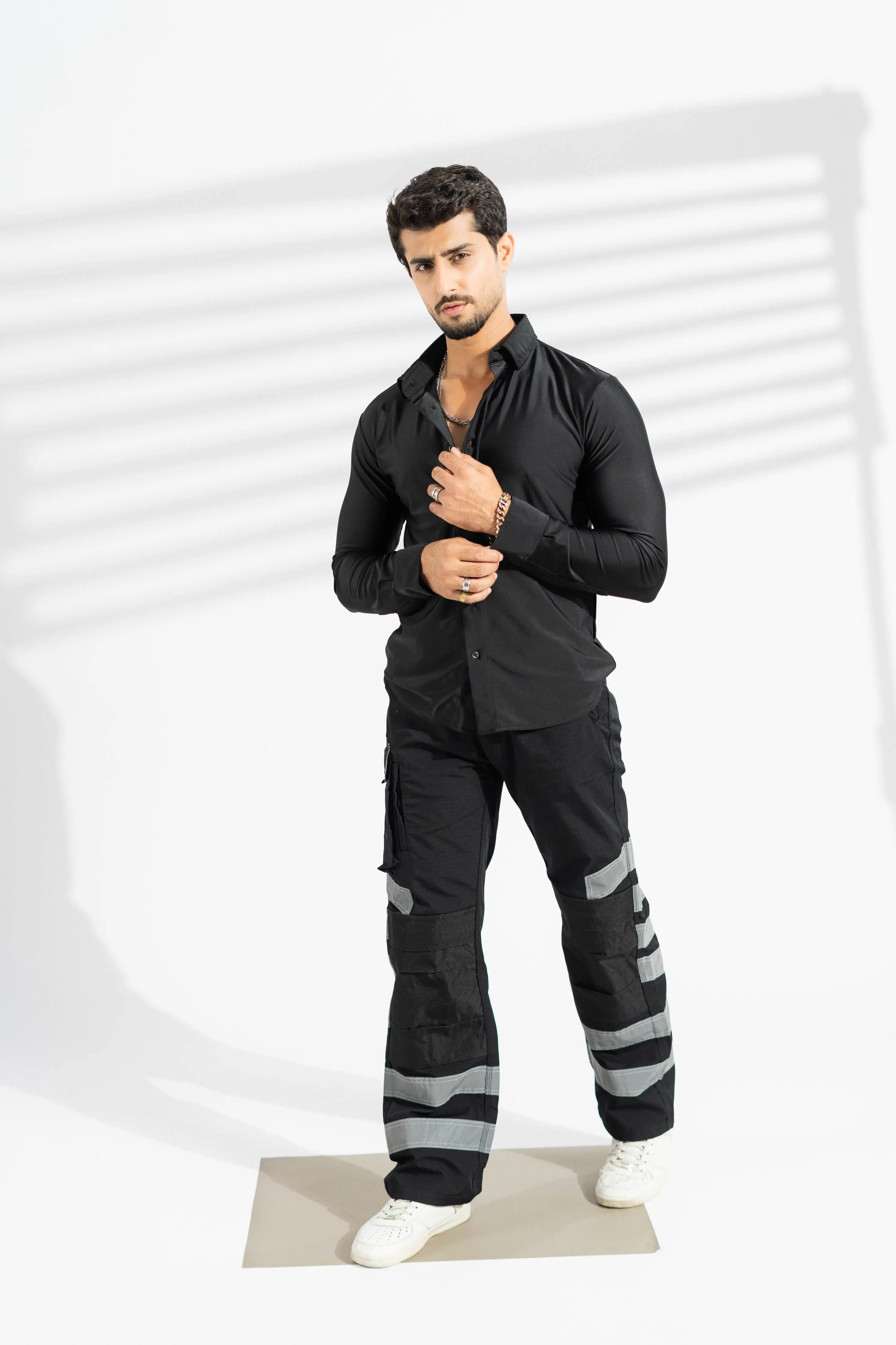 Polo Republica Slim Fit AirFlex: The Go-Anywhere Full Sleeves Shirt