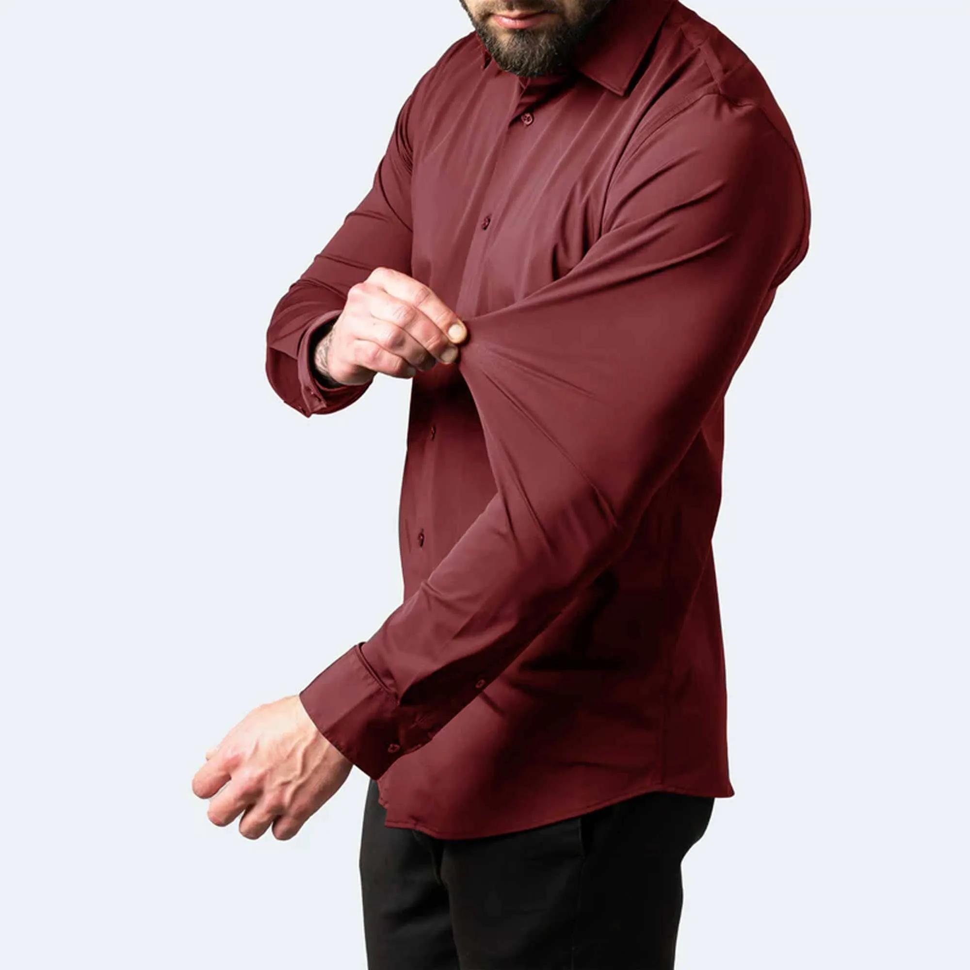 Polo Republica Slim Fit AirFlex: The Go-Anywhere Full Sleeves Shirt