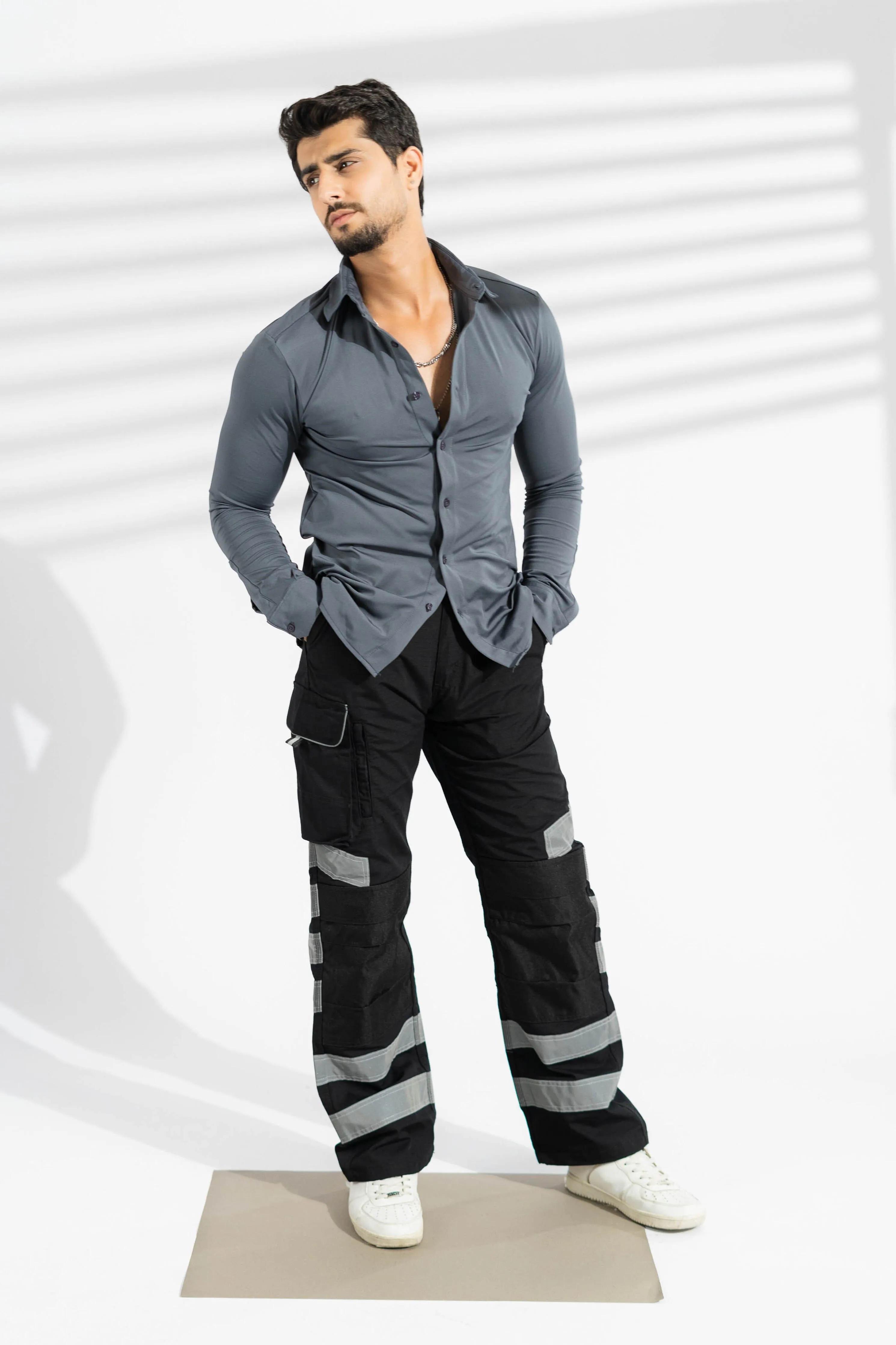 Polo Republica Slim Fit AirFlex: The Go-Anywhere Full Sleeves Shirt
