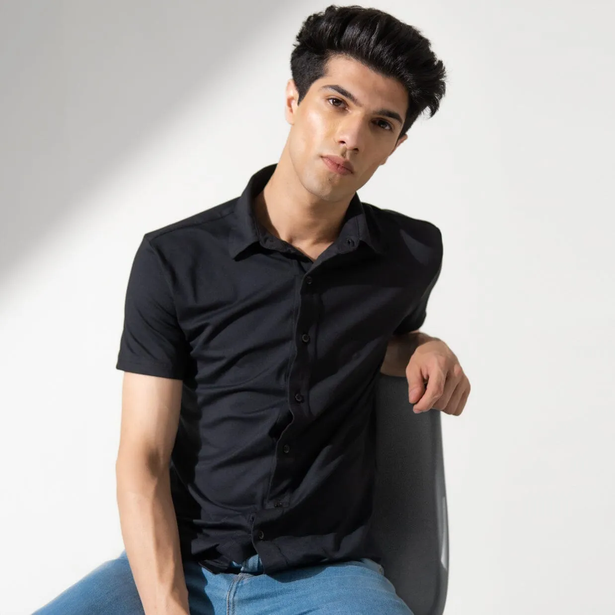 Polo Republica Slim Fit AirFlex: The Go-Anywhere Short Sleeves Shirt