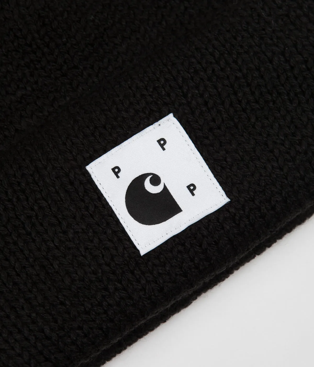 Pop Trading Company x Carhartt Watch Hat - Black