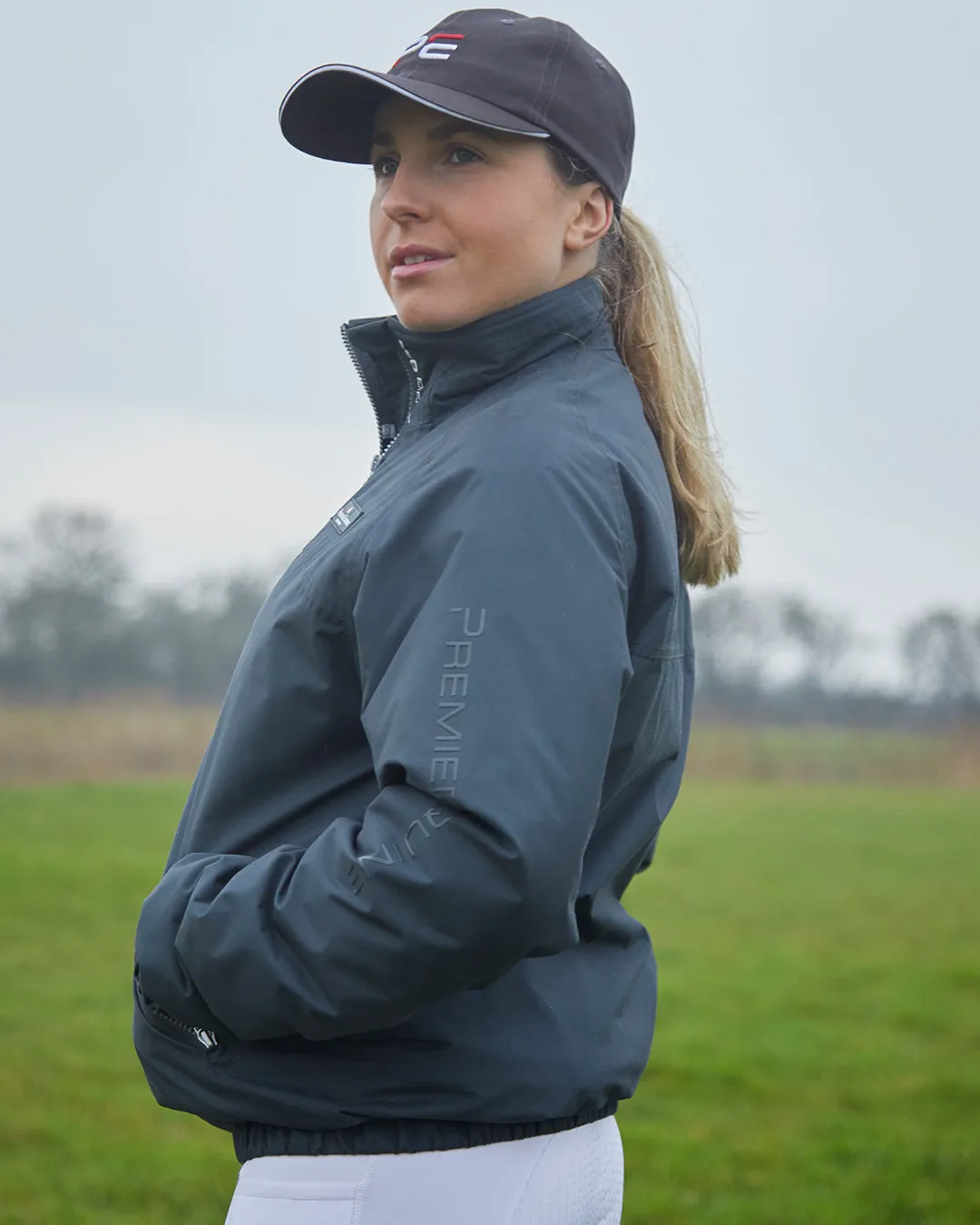 Premier Equine Pro Rider Unisex Jacket Grey