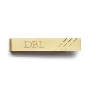 "Best Day Ever" Brass Tie Clip