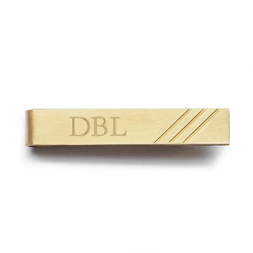 "Best Day Ever" Brass Tie Clip