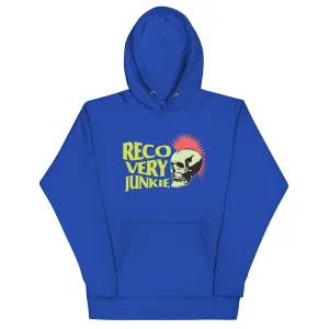 Recovery Junkie Mohawk Skull 3 - Unisex Hoodie