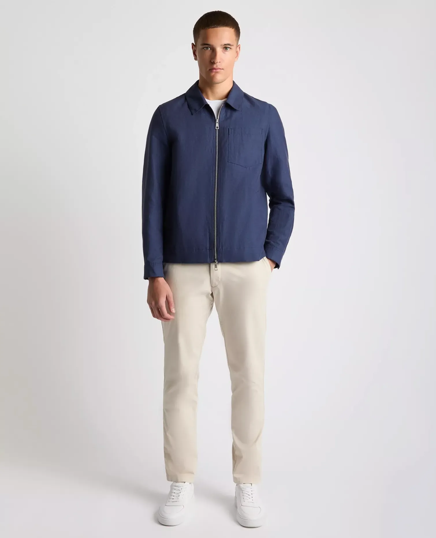 REMUS UOMO® Daks Shirt Jacket/Casamassima Blue - New SS25