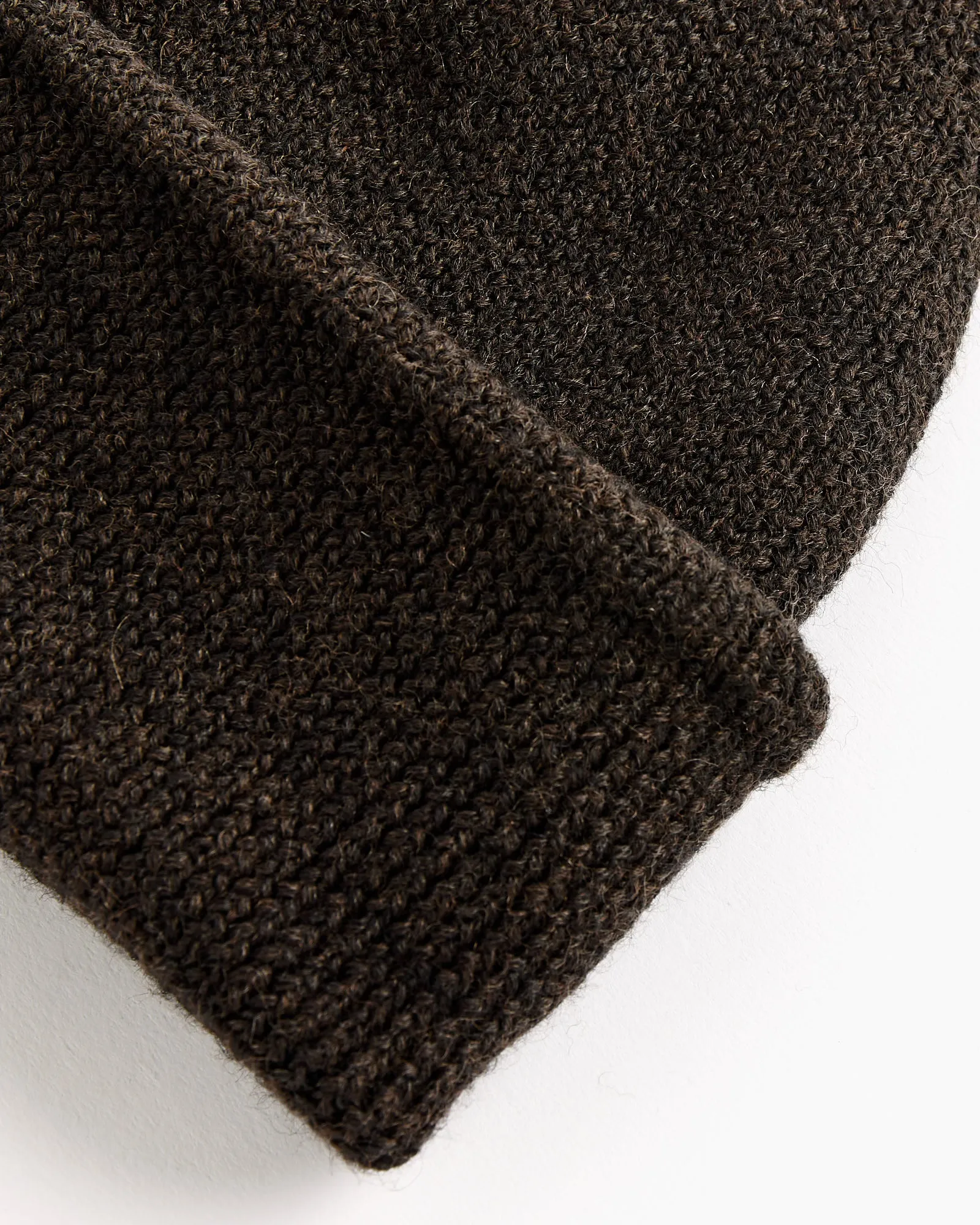 Rustic Merino Hat in University Brown