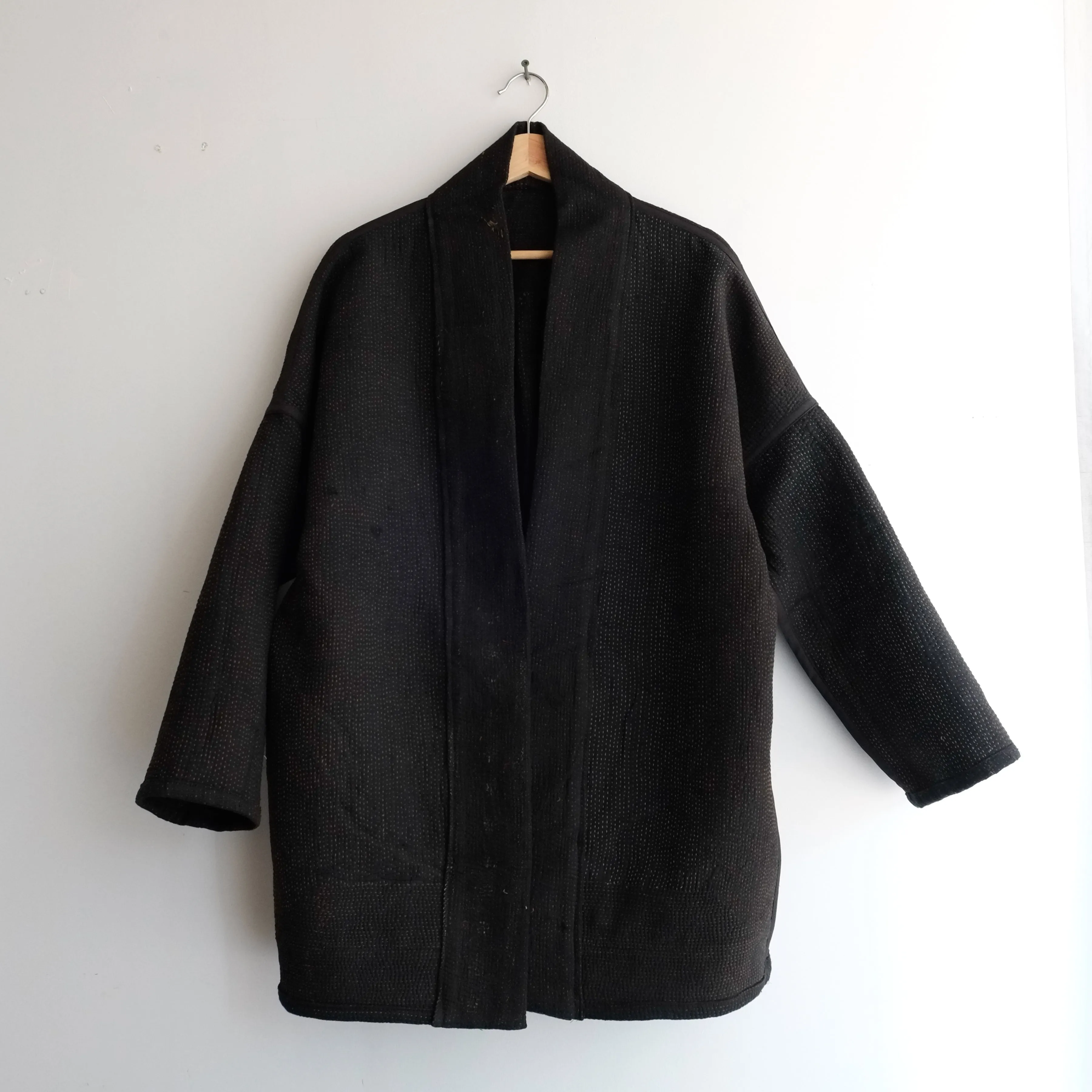 S Black with Orange Stitching Anoushka Jacket LL088