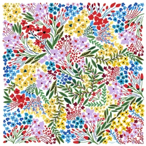 Silk Scarf Of Blooms
