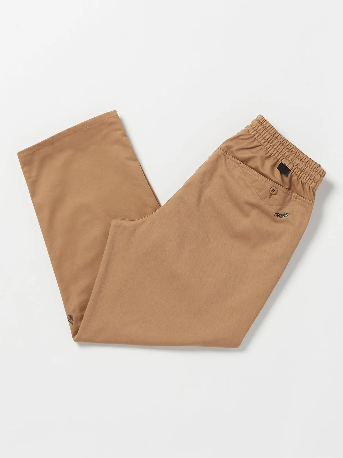 Skate Vitals Simon B Elastic Waist Pant - Dusty Brown