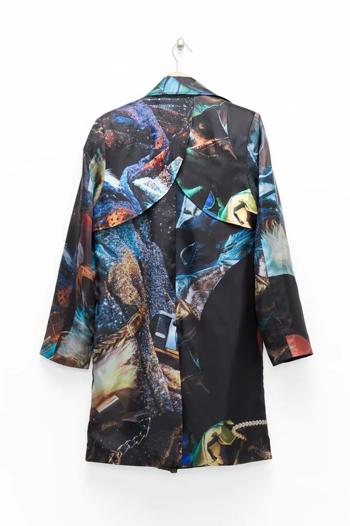Slade Collection- Velvet Goldmine Inspired Graphic Printed Coat