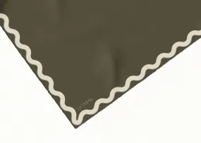 Sophie Olive Night Silk Scarf - 89x89cm