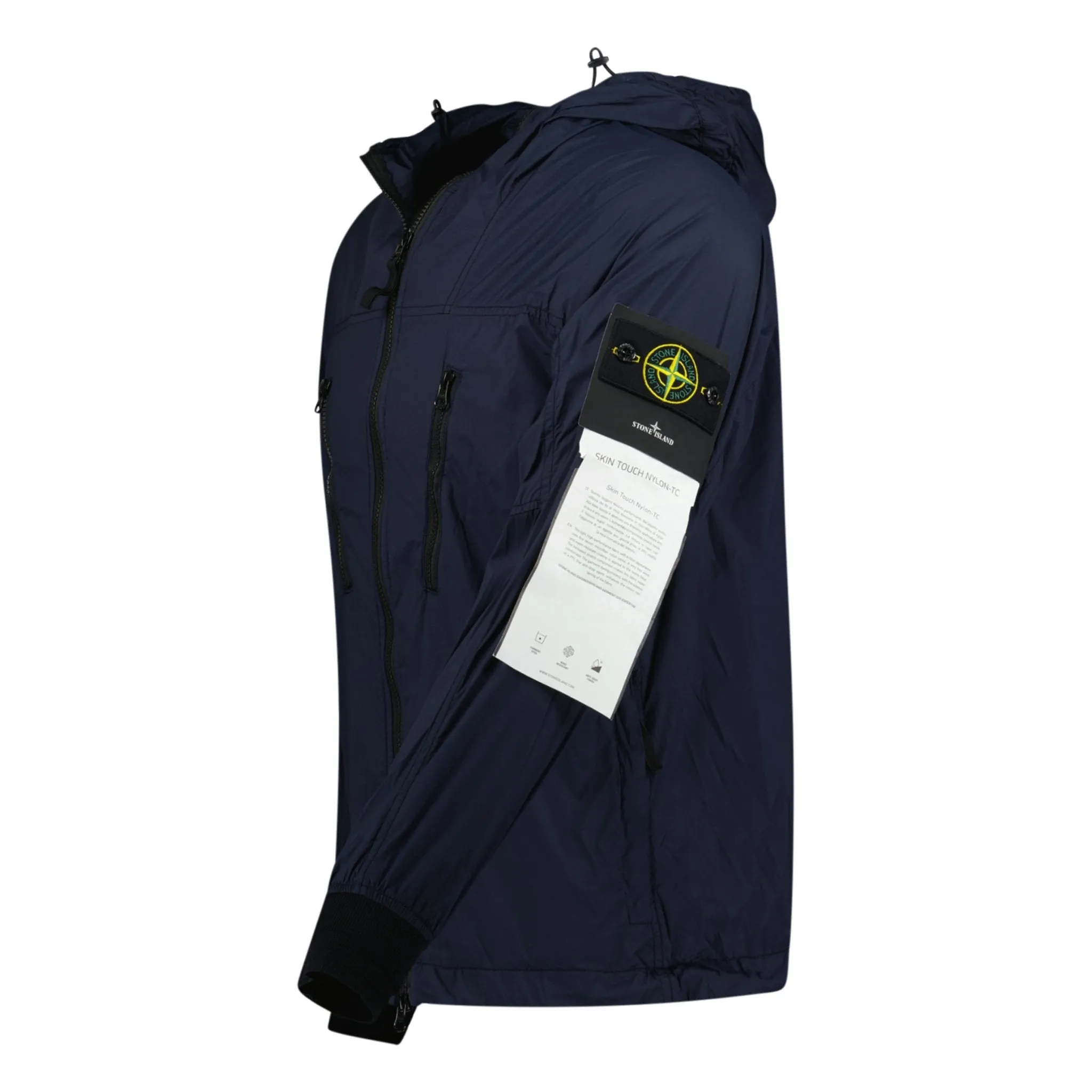 STONE ISLAND SKIN TOUCH NYLON-TC JACKET NAVY