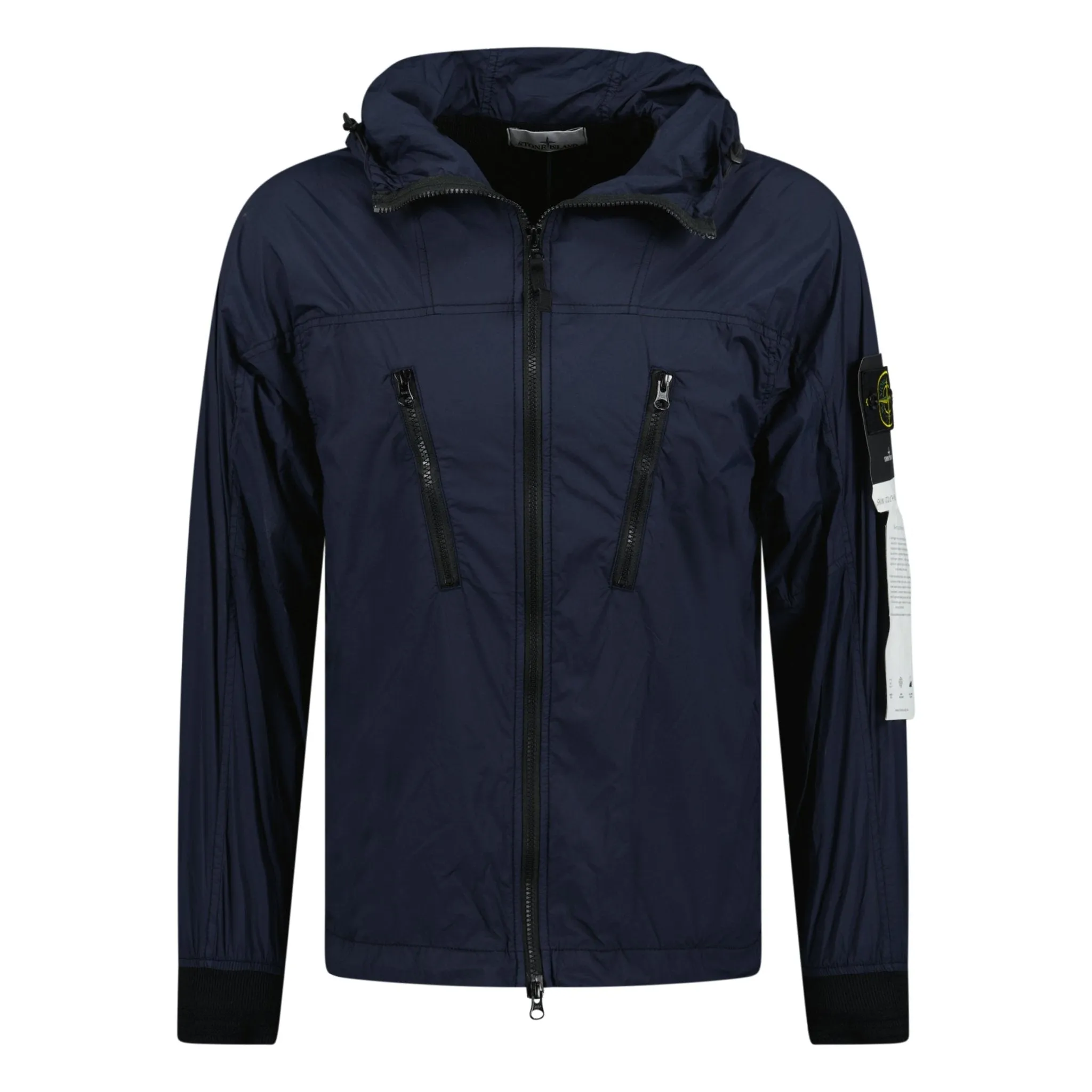 STONE ISLAND SKIN TOUCH NYLON-TC JACKET NAVY