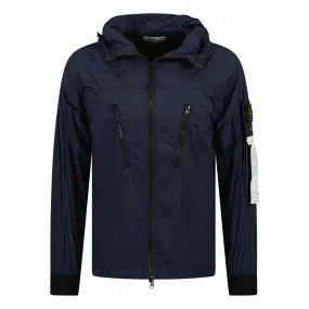 STONE ISLAND SKIN TOUCH NYLON-TC JACKET NAVY