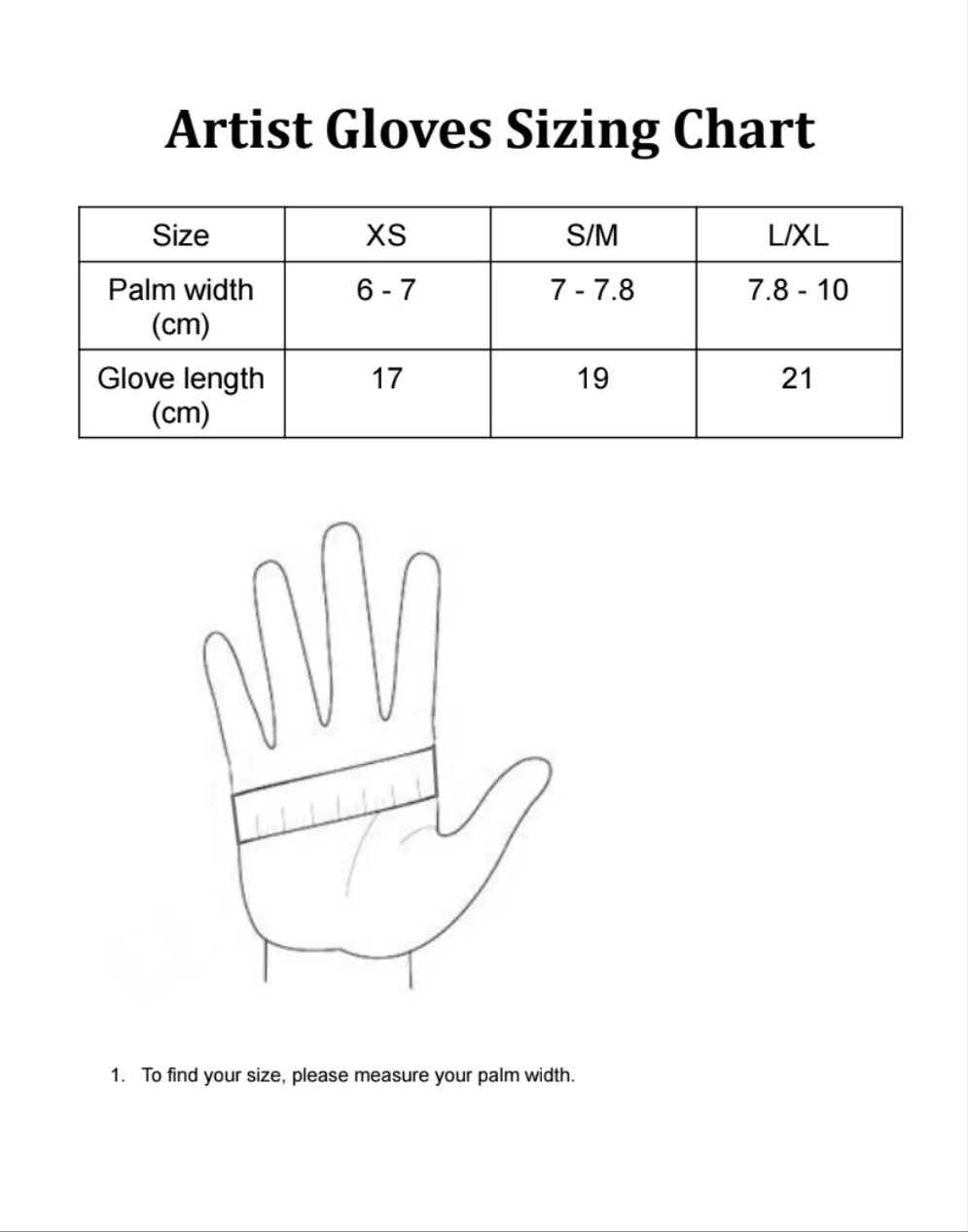 Strawberry Artist Glove