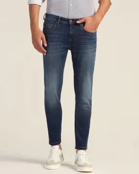Superflex Skinny Cropped Fiji Fit Indigo Blue Jeans - Derek