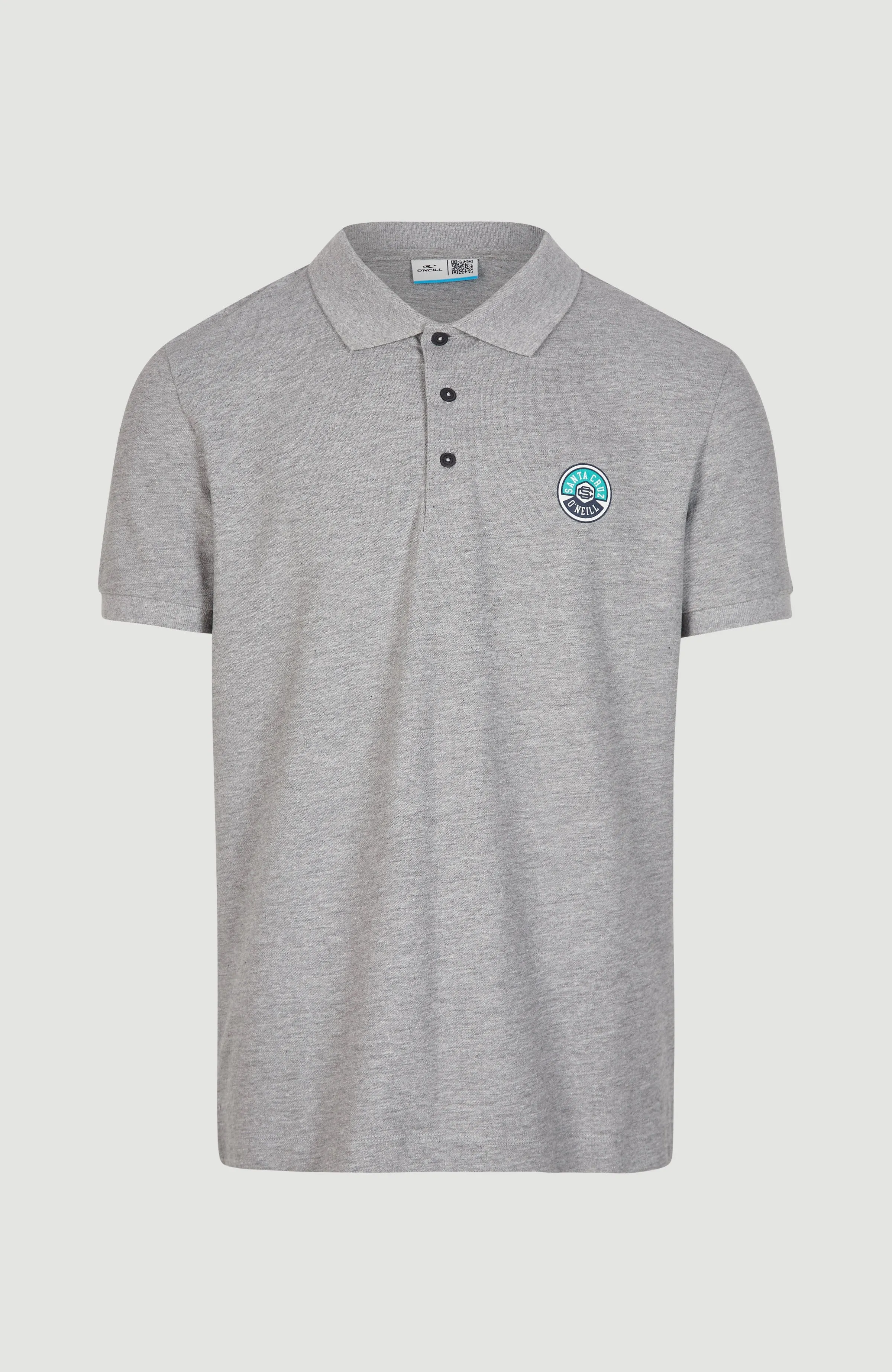 Surf State Polo Shirt | Silver Melee
