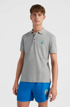 Surf State Polo Shirt | Silver Melee
