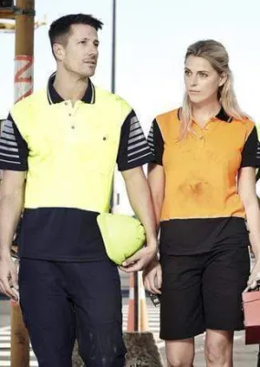 SYZMIK Women’s Hi Vis Zone Polo ZHL236