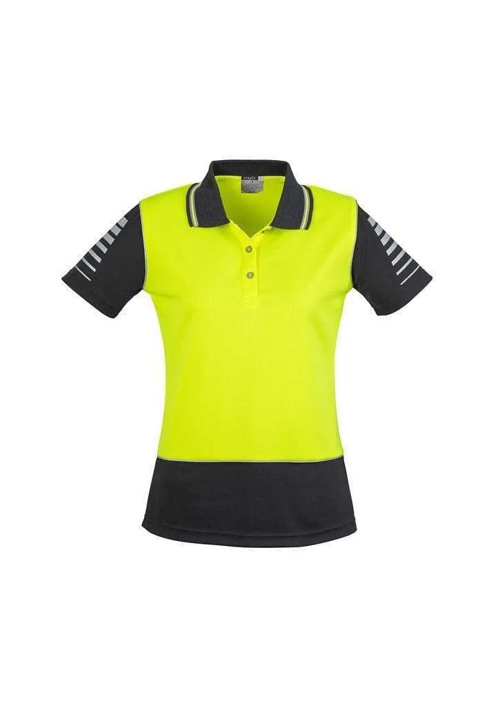SYZMIK Women’s Hi Vis Zone Polo ZHL236