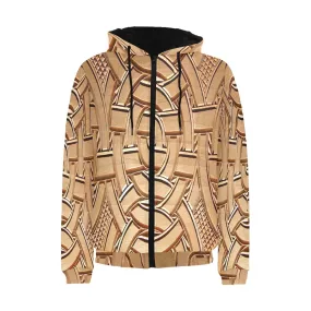 TEMBE ART WOODED PADDED HOODIE Men's Padded Hooded Jacket